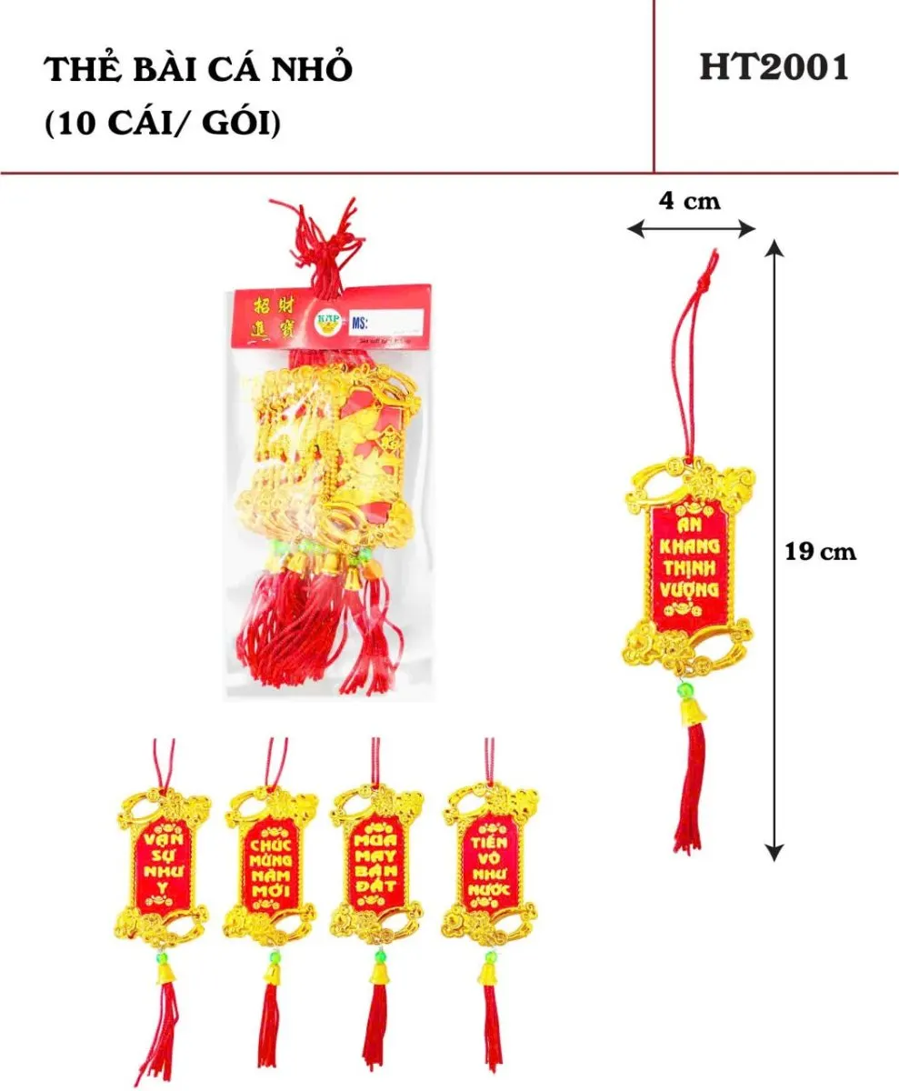 THẺ BÀI CÁ NHỎ