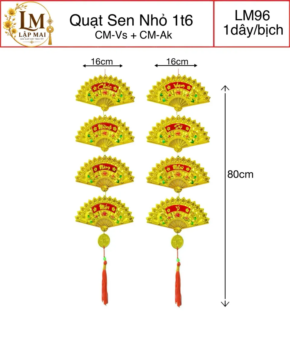 QUẠT SEN NHỎ 1T5