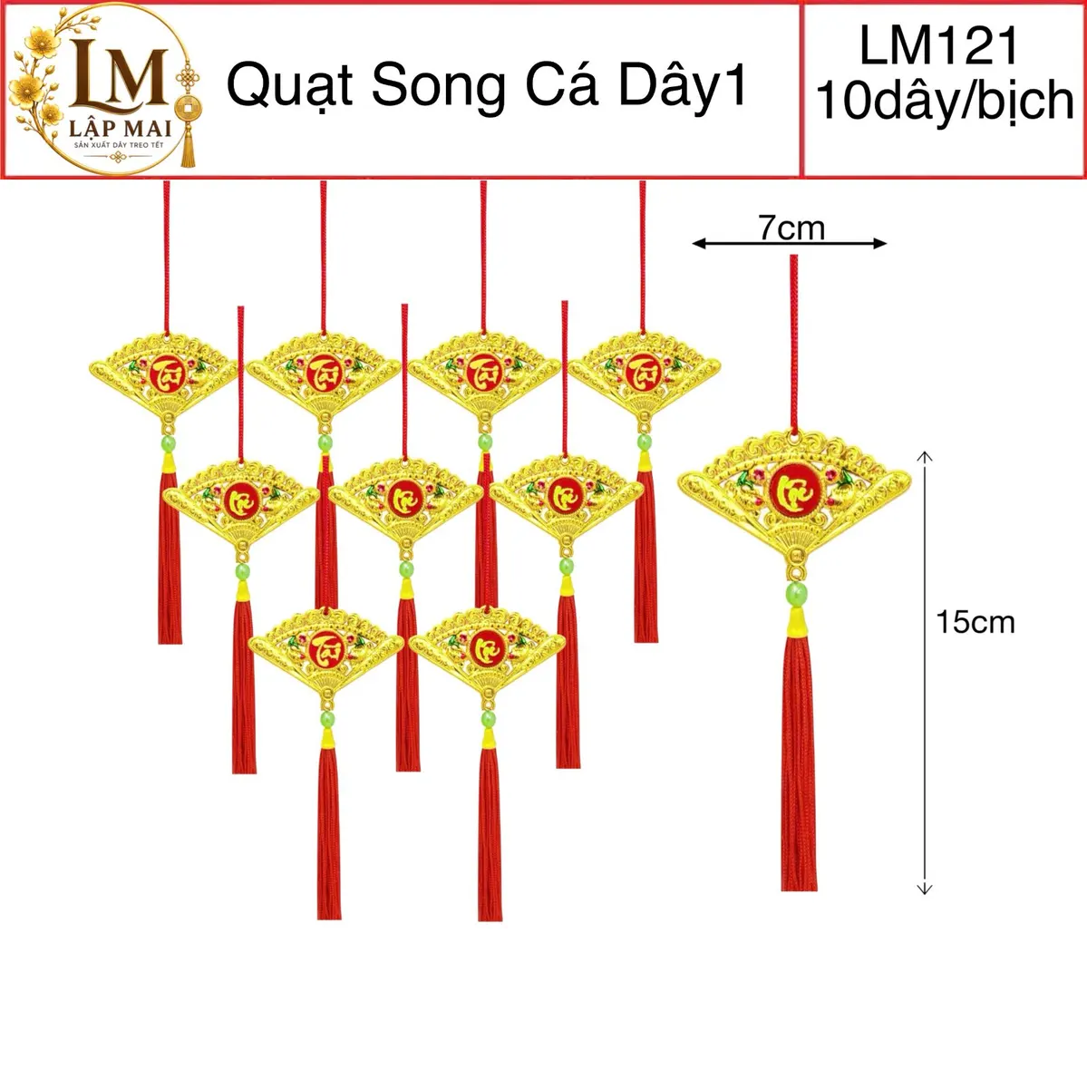 QUẠT SONG CÁ DÂY 1