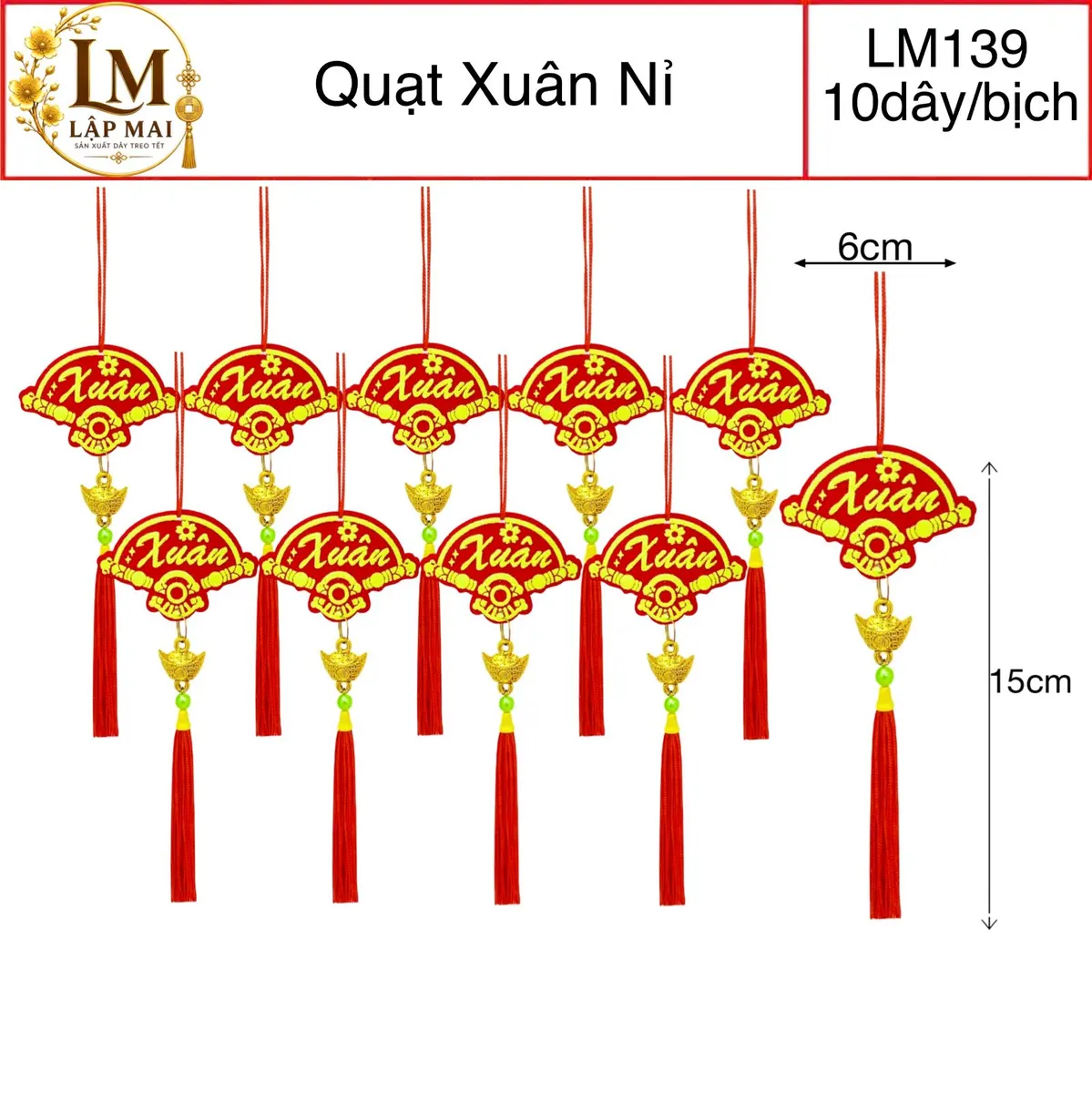 QUẠT XUÂN NỈ DÂY 1