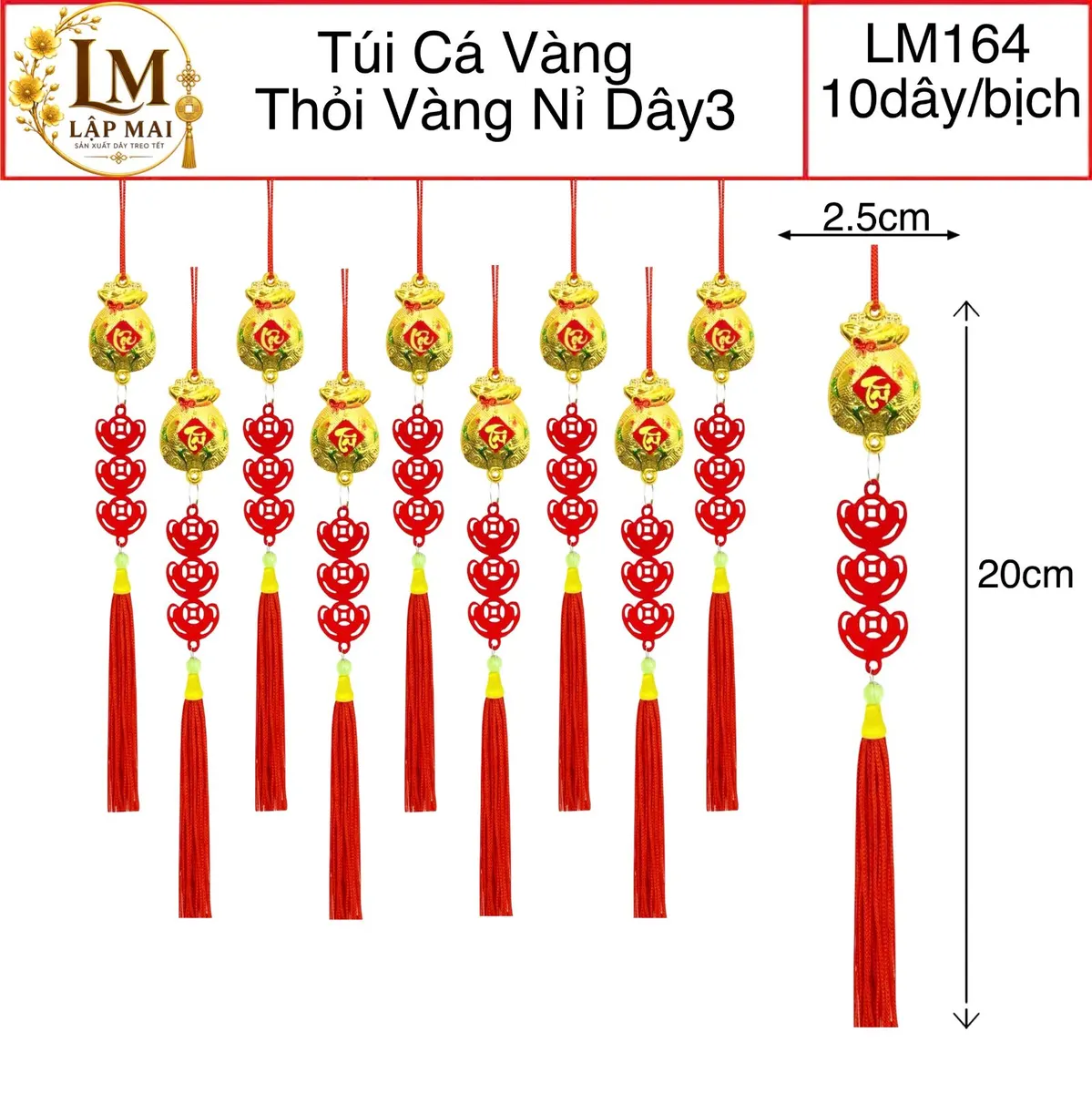 TÚI CÁ VÀNG . THỔI VÀNG NỈ DÂY 3