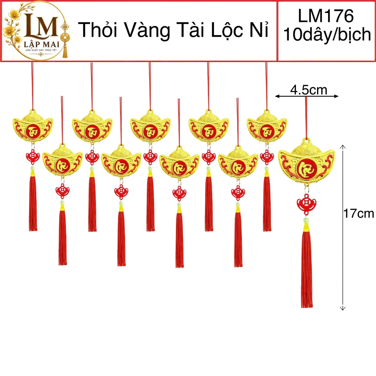 THỎI VÀNG TÀI LỘC NỈ