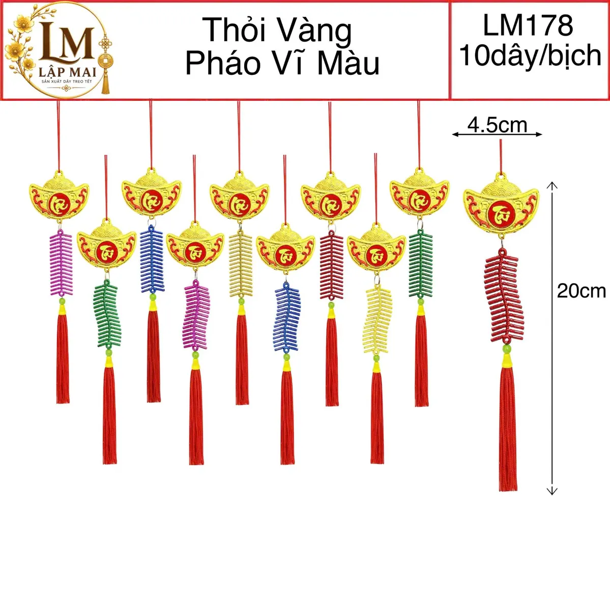 THỎI VÀNG PHÁO VĨ MÀU