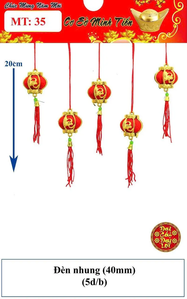 ĐÈN NHUNG PHƯỚC (40mm)