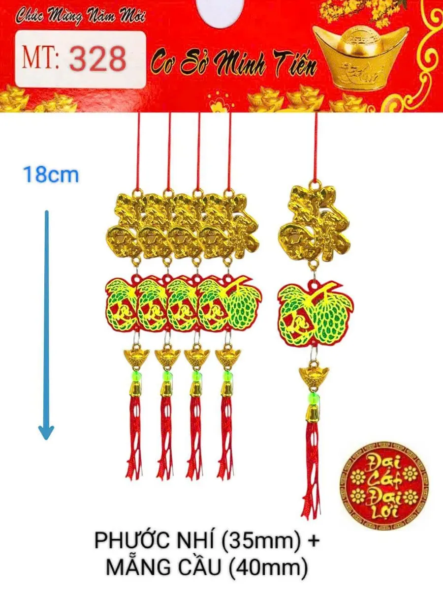 PHƯỚC NHÍ (35mm) + MẴNG CẦU (40mm) + VÀNG NHÍ (10mm)