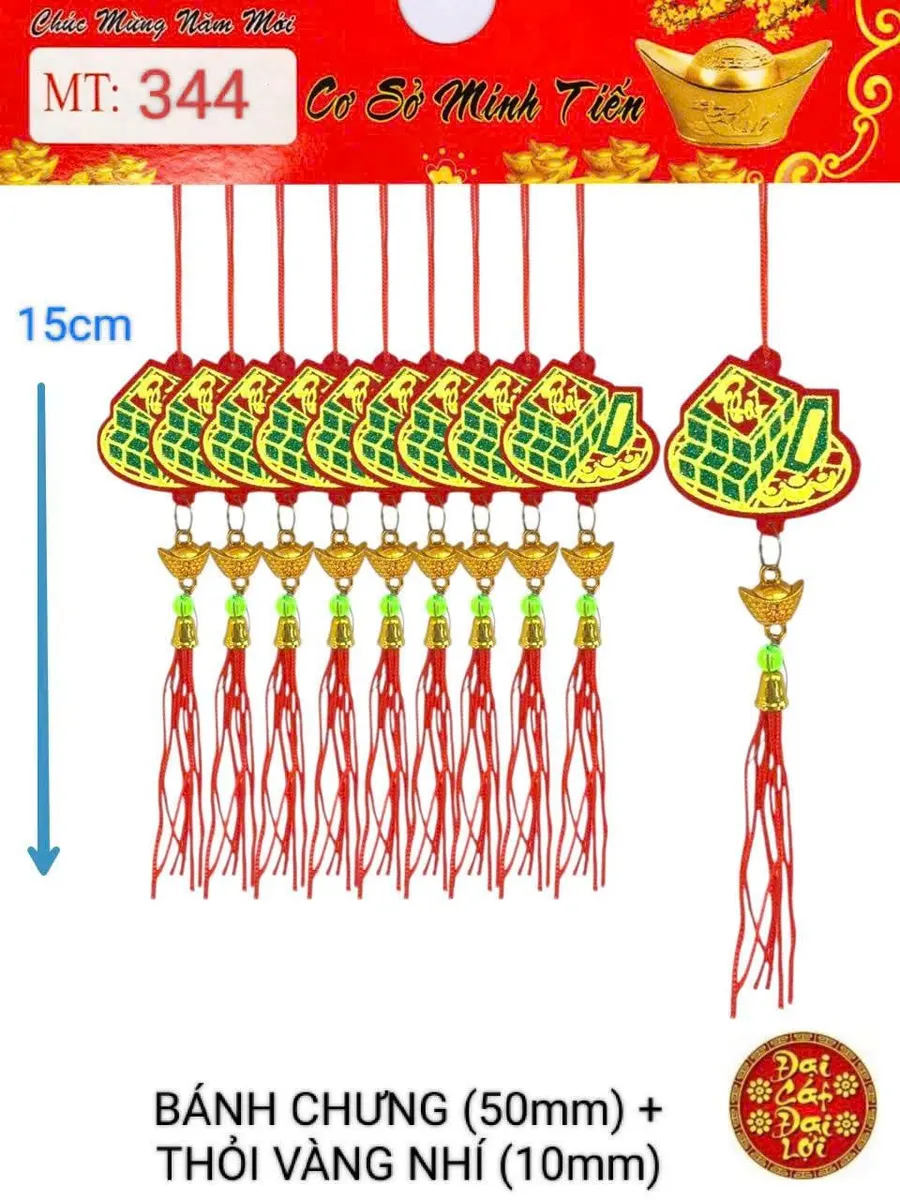 BÁNH CHƯNG (50mm) + THỎI VÀNG NHÍ (10mm)