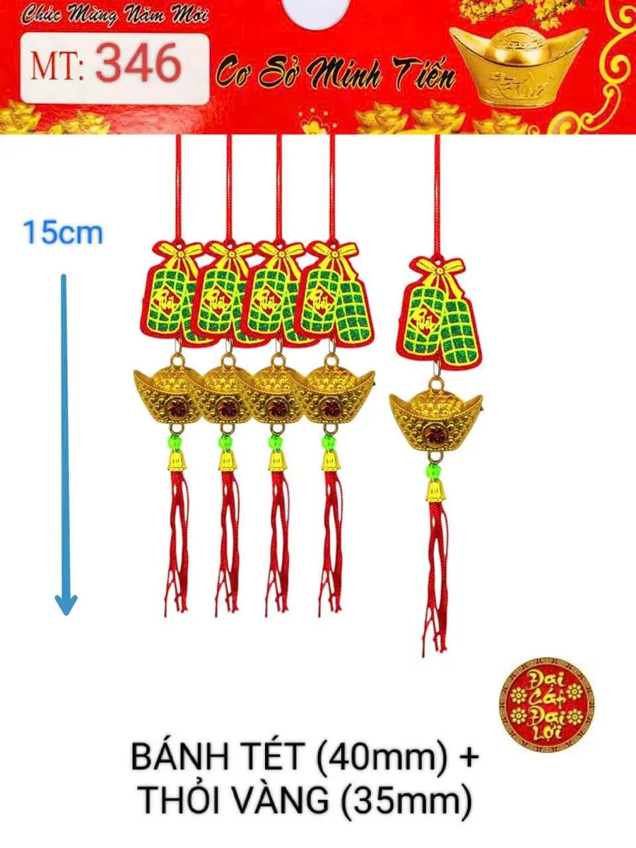 BÁNH TÉT (40mm) + THỎI VÀNG (35mm)