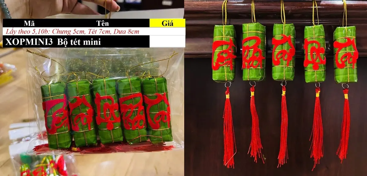 (XỐP) Bộ tét mini