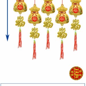 Túi Vàng + Chữ Phước (Trang Trí Tết 2025 - MT143)