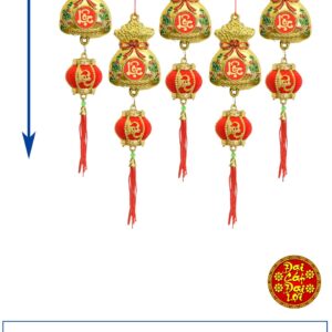 Túi Vàng + Đèn Nhung (Trang Trí Tết 2025 - MT152)